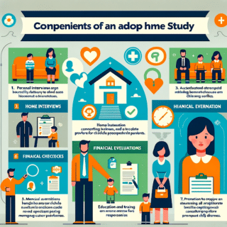 infographic of components of a home study